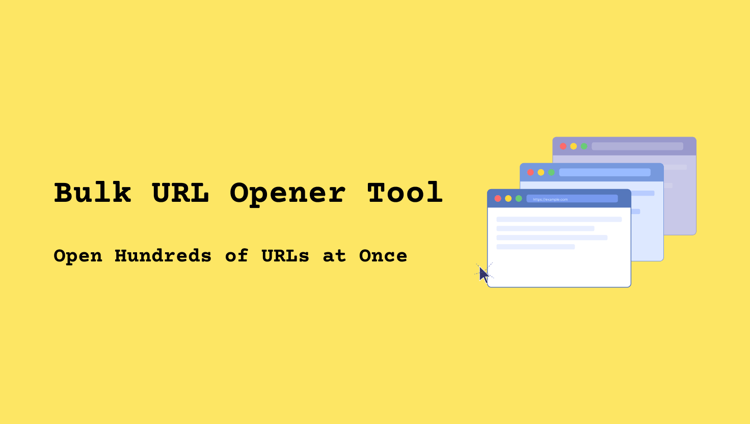 Bulk URL Opener Tool