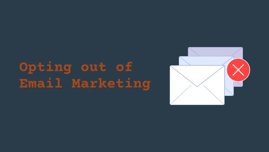 Opting out of email marketing